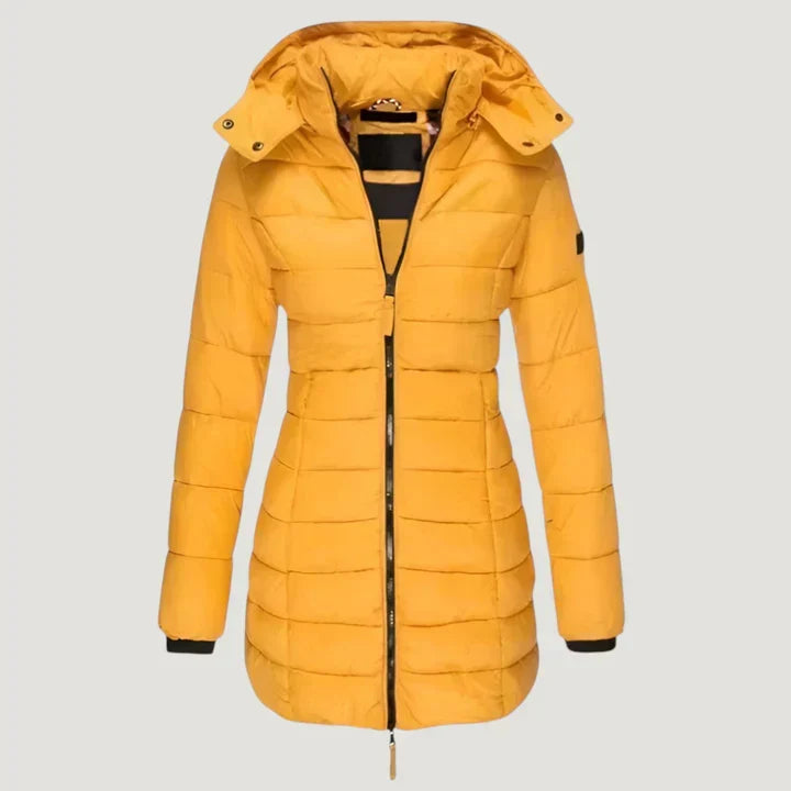 Noella Extended Winter Jacket in yellow