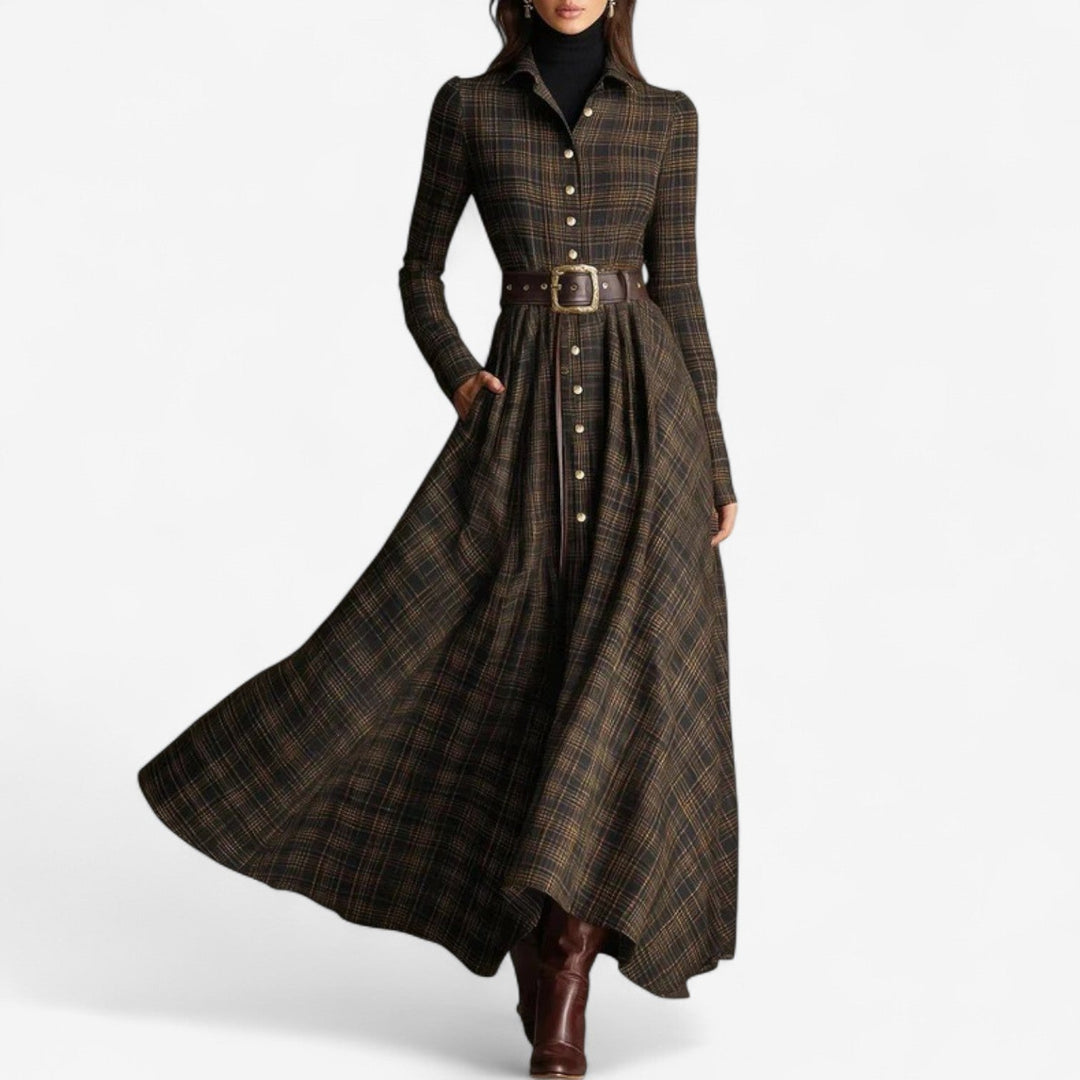 Celene Vintage Maxi Dress