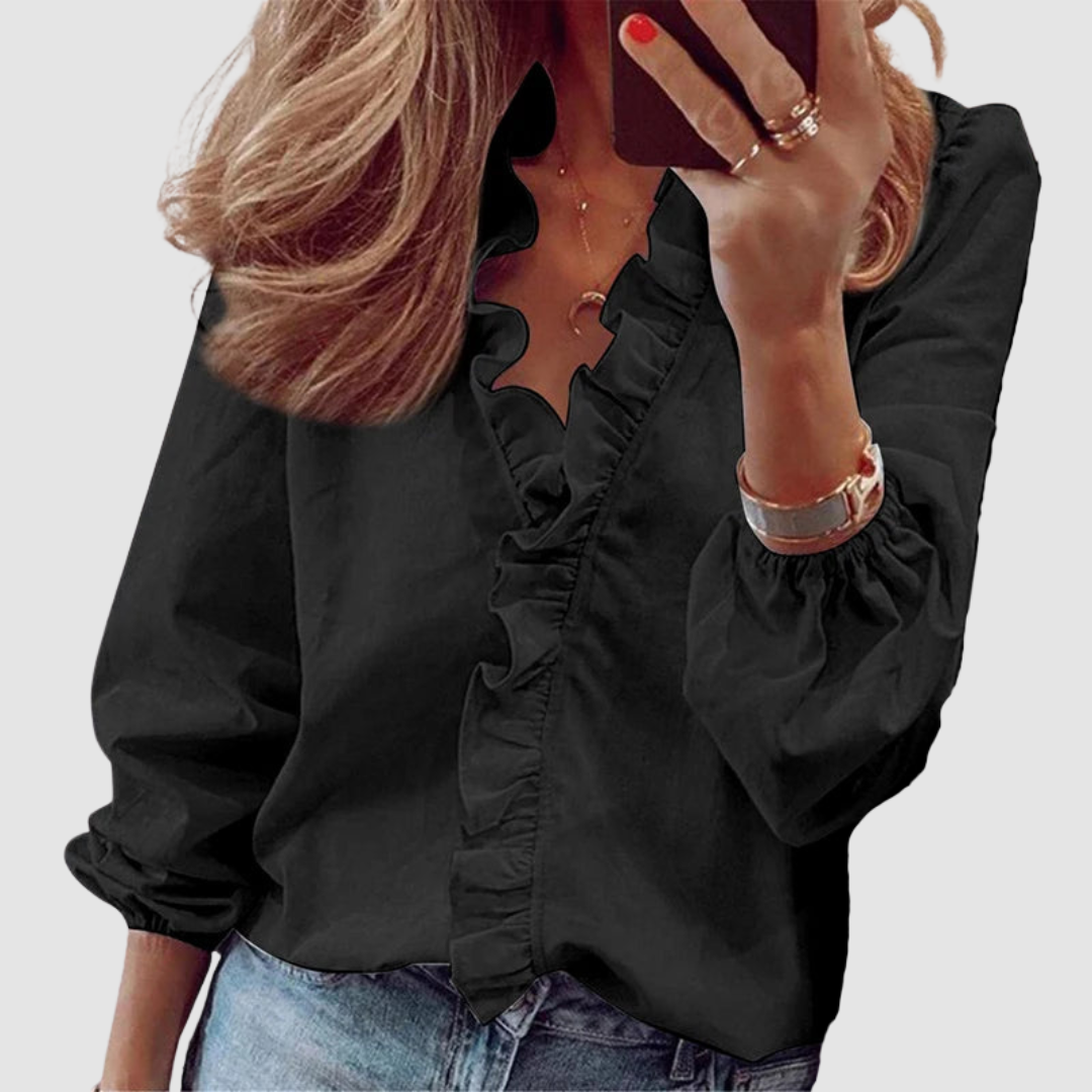 Chaya Breathable Blouse in black