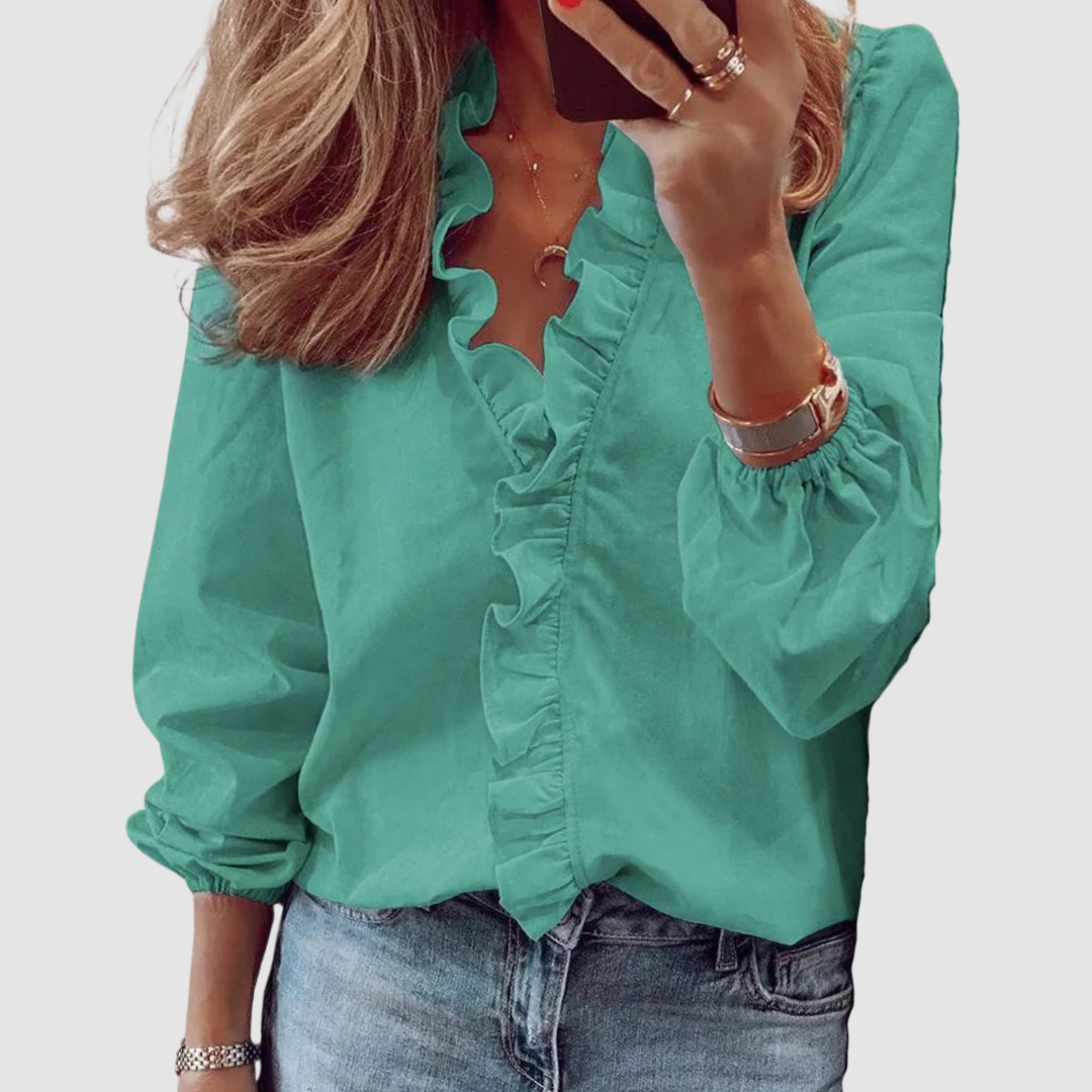 Chaya Breathable Blouse in green