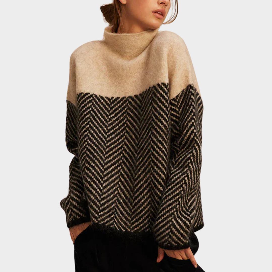 Carly Refined Sweater in beige