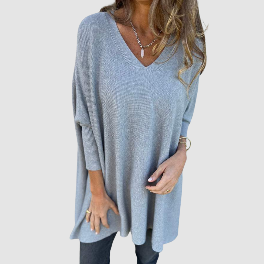Linda Breathable Sweater in gray