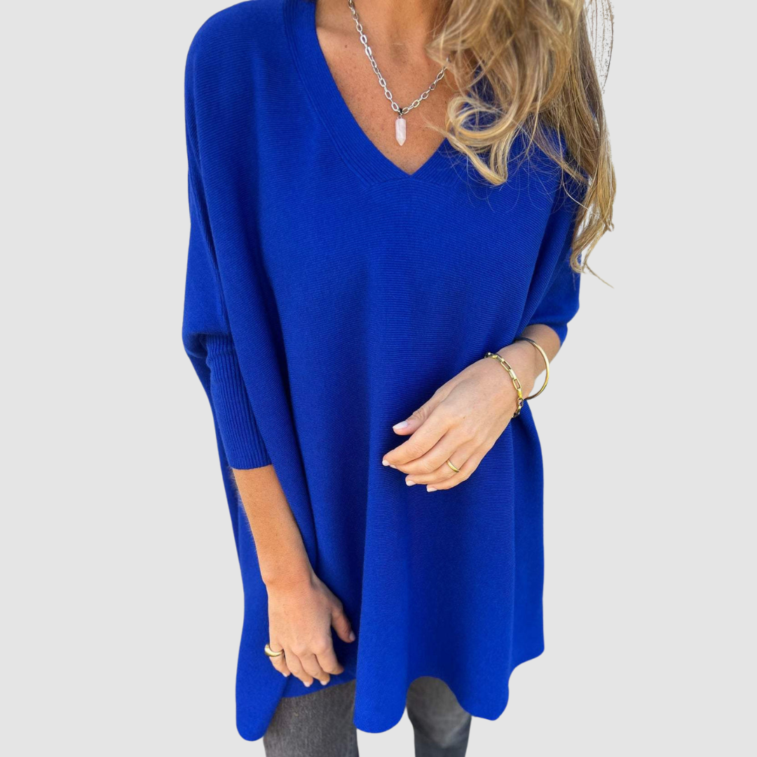 Linda Breathable Sweater in dark blue