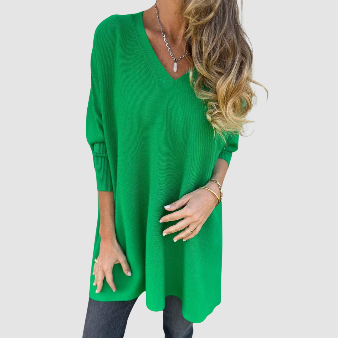 Linda Breathable Sweater in green