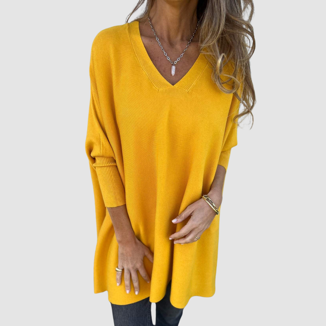 Linda Breathable Sweater in yellow