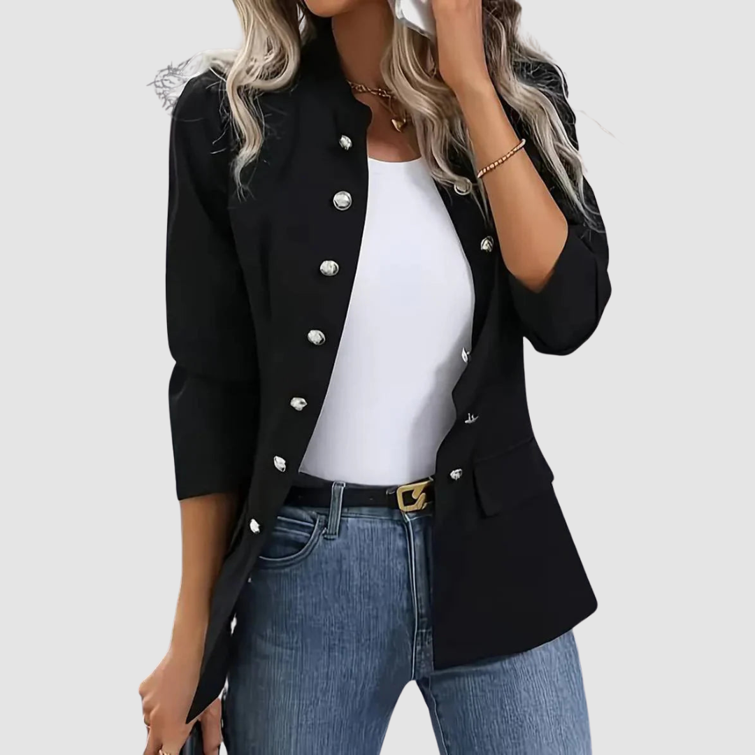 Adrienne Blazer in black