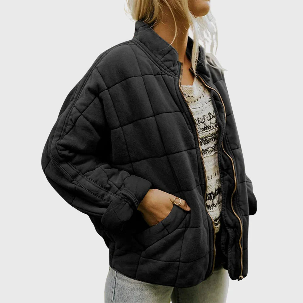 Josiane Quilted Jacket in black