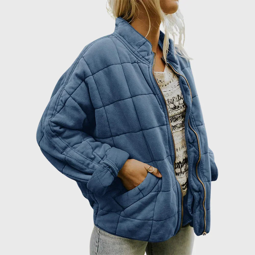 Josiane Quilted Jacket in blue