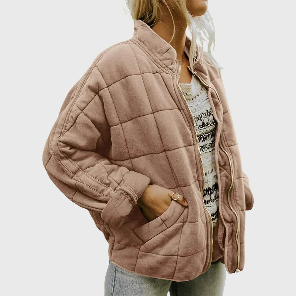 Josiane Quilted Jacket in khaki