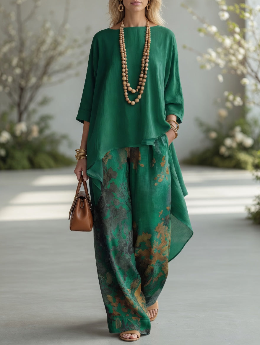 Claire Vintage Set in green