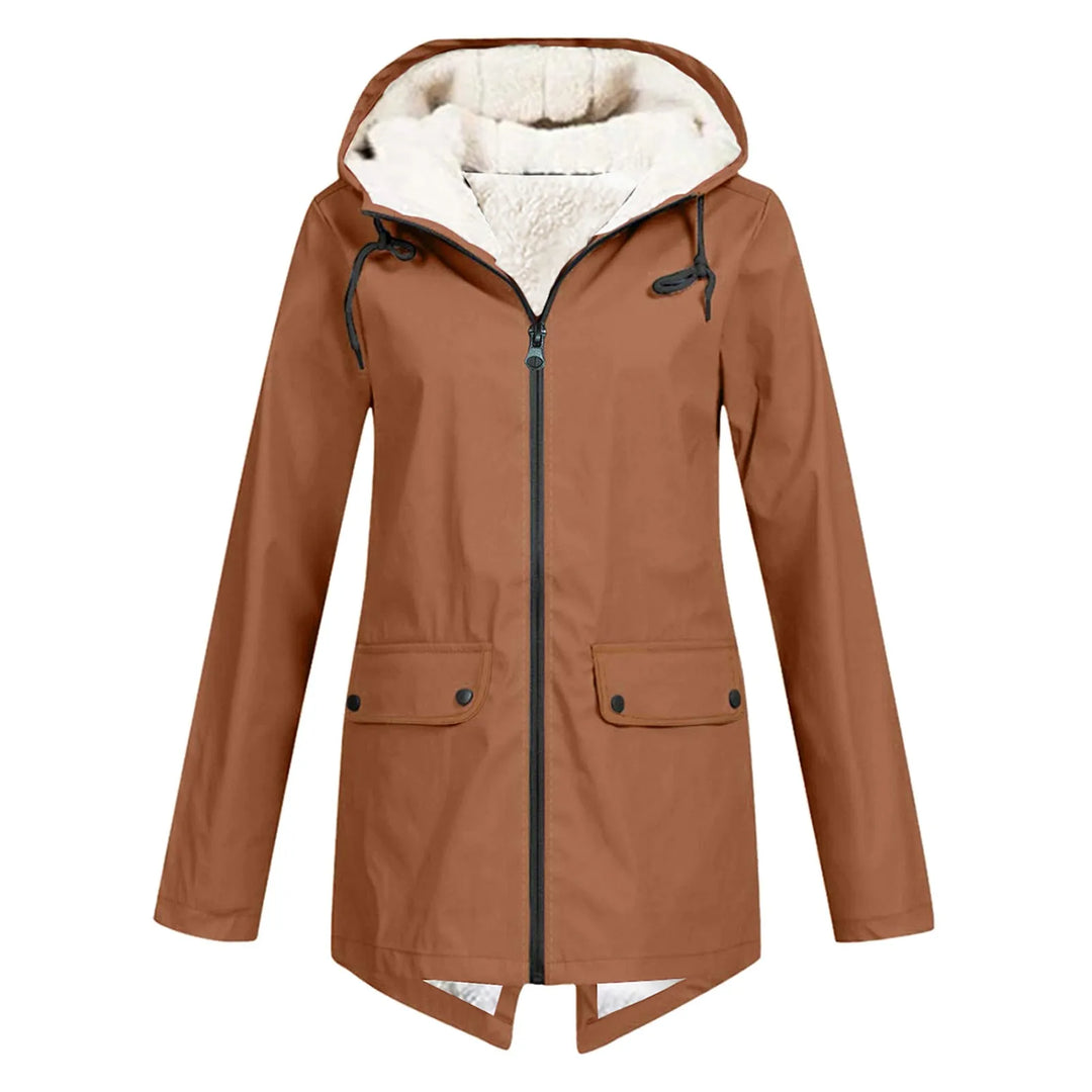 Viola Rain Jacket in khaki