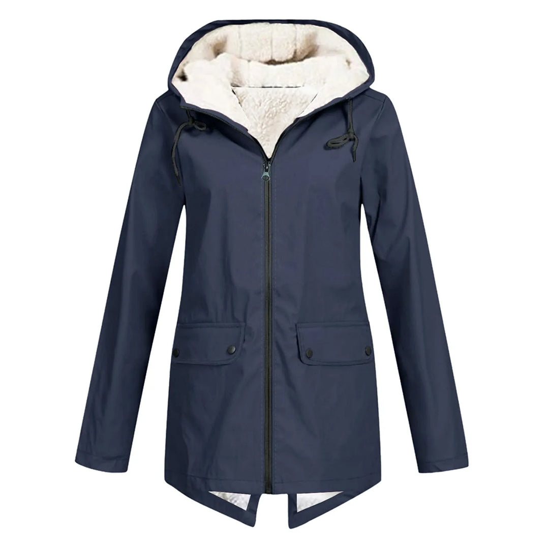 Viola Rain Jacket in navy blue
