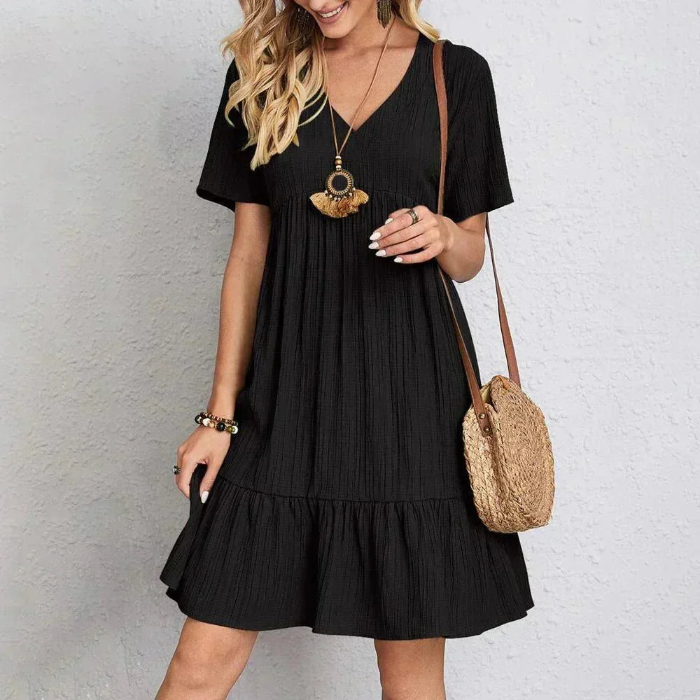 Marivale Summer Dress in black