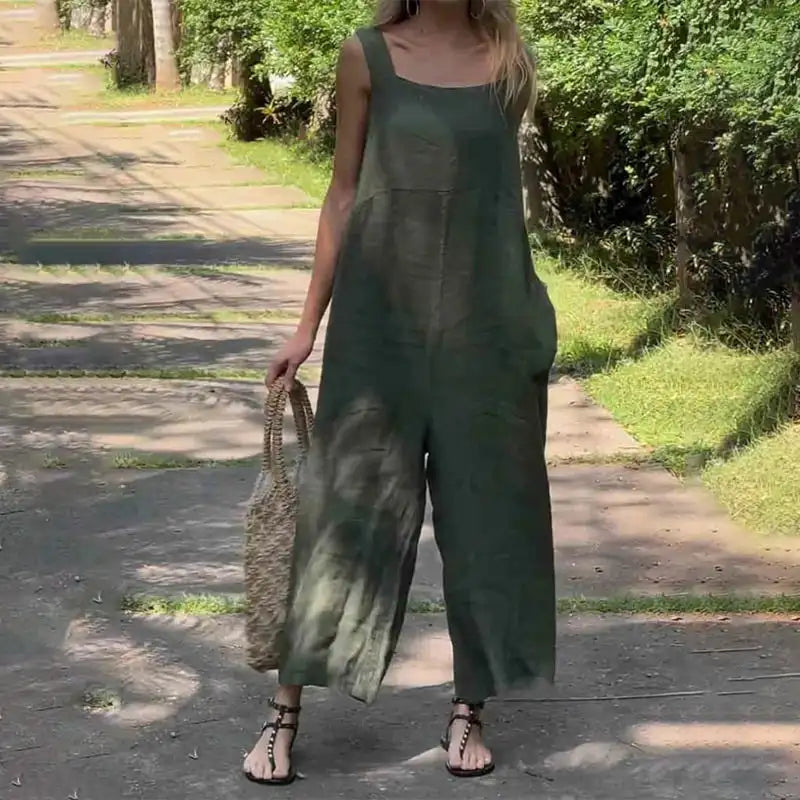 Zadie Jumpsuit in army green