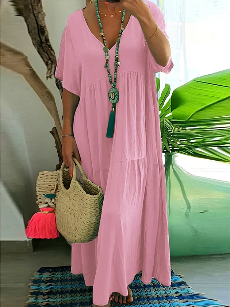 Cleopatra Summer Dress in pink