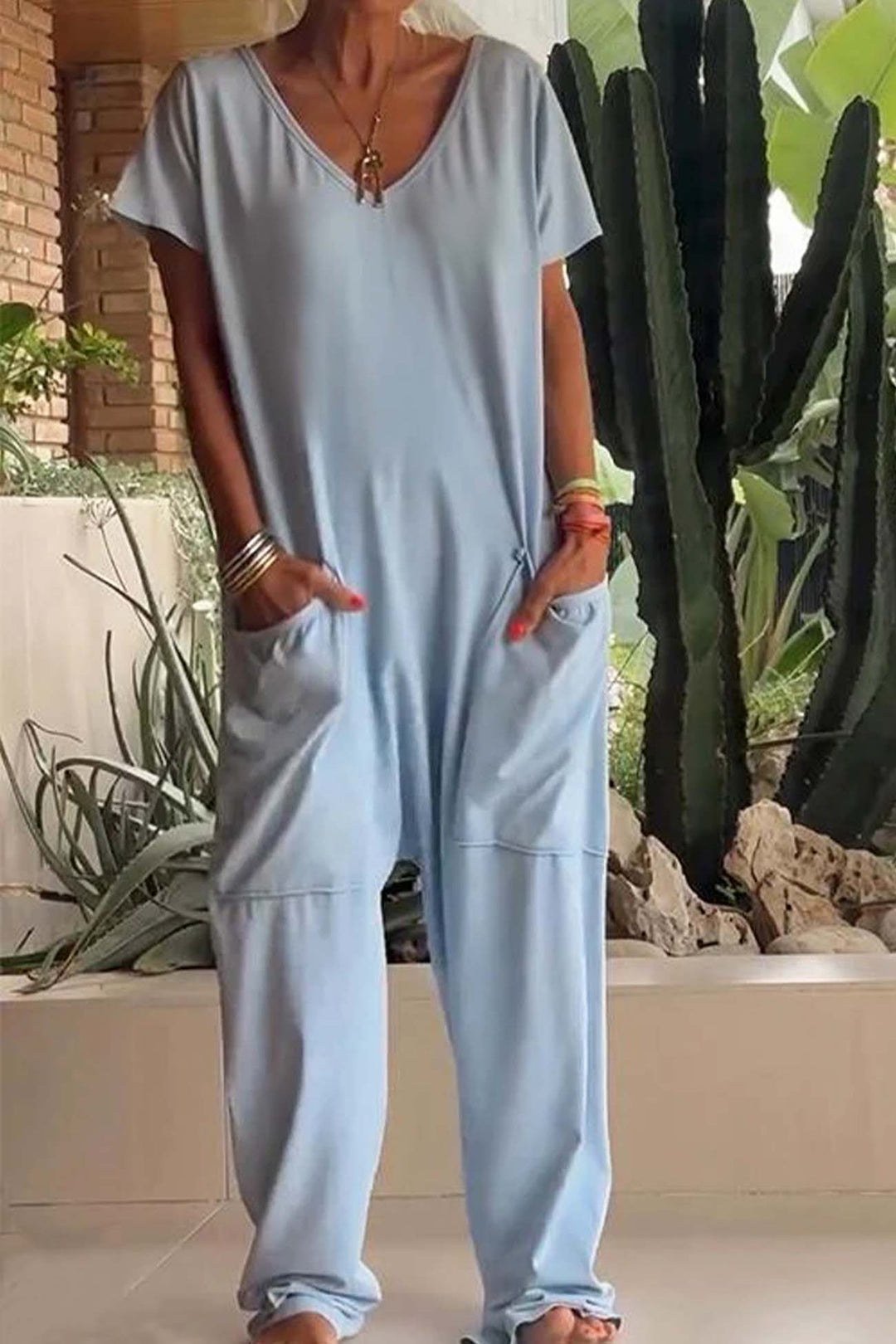 Avelissa Jumpsuit in sky blue