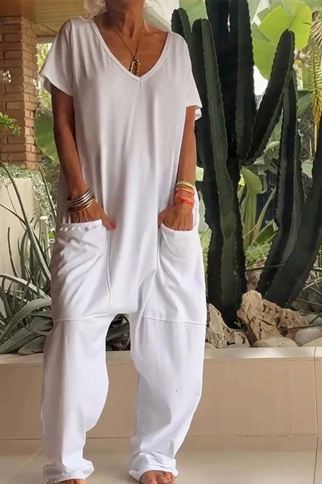 Avelissa Jumpsuit in snow white