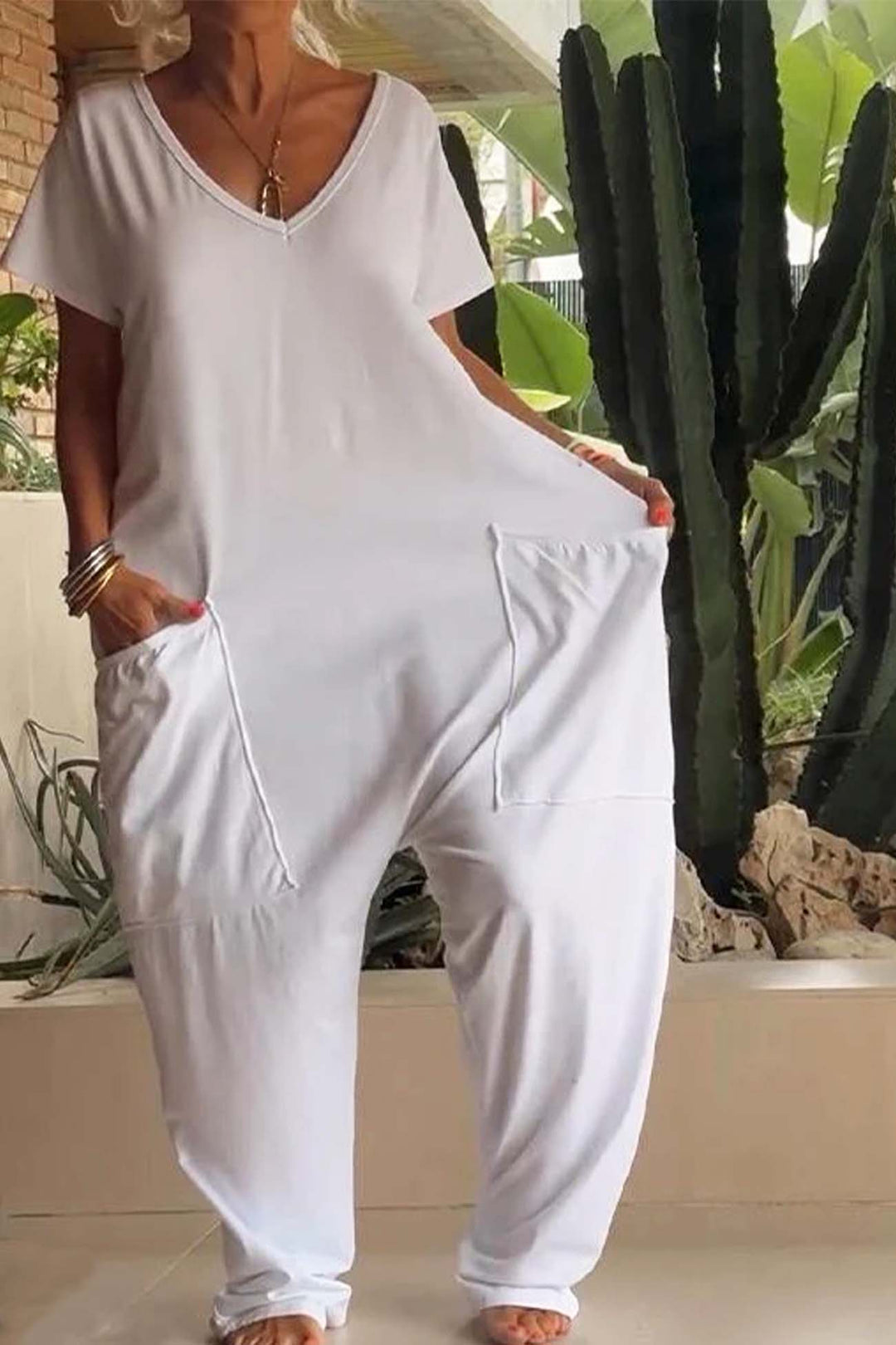 Avelissa Jumpsuit in snow white