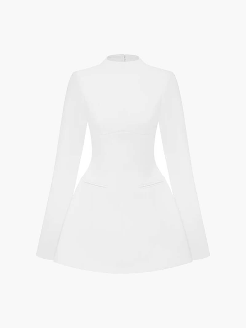Elysia Mini Dress in white
