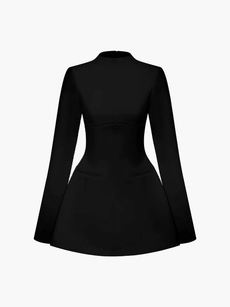 Elysia Mini Dress in black