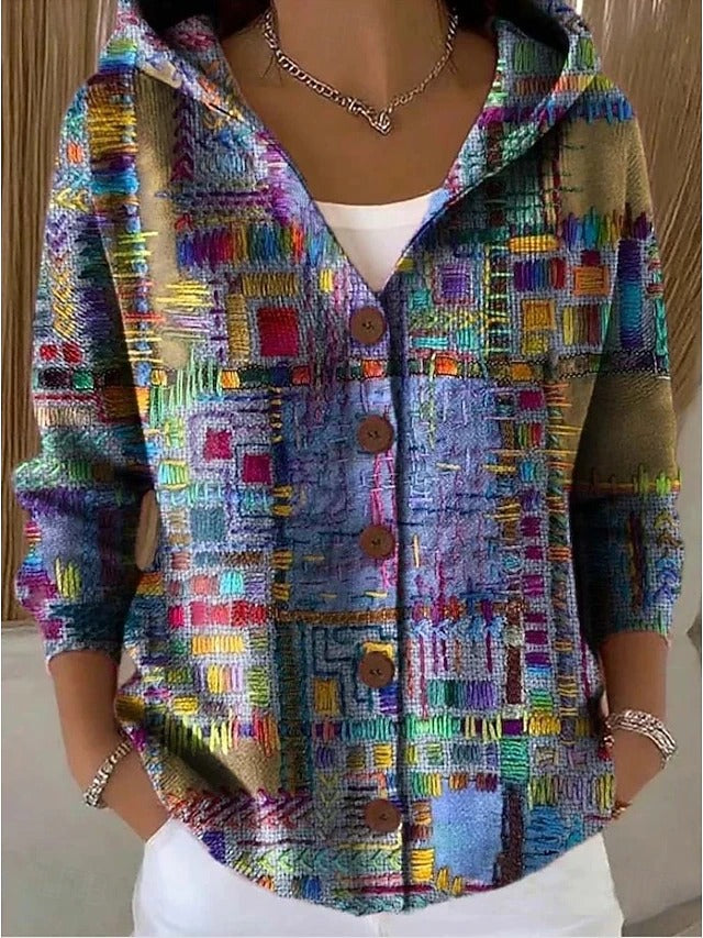 Vanessa Elegant Soft Cardigan in purple