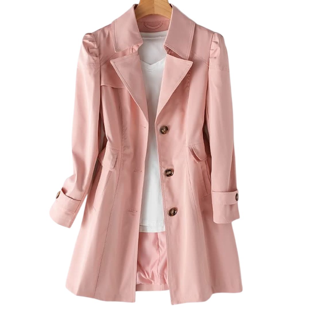 Merrivale Rain Coat Stay in pink