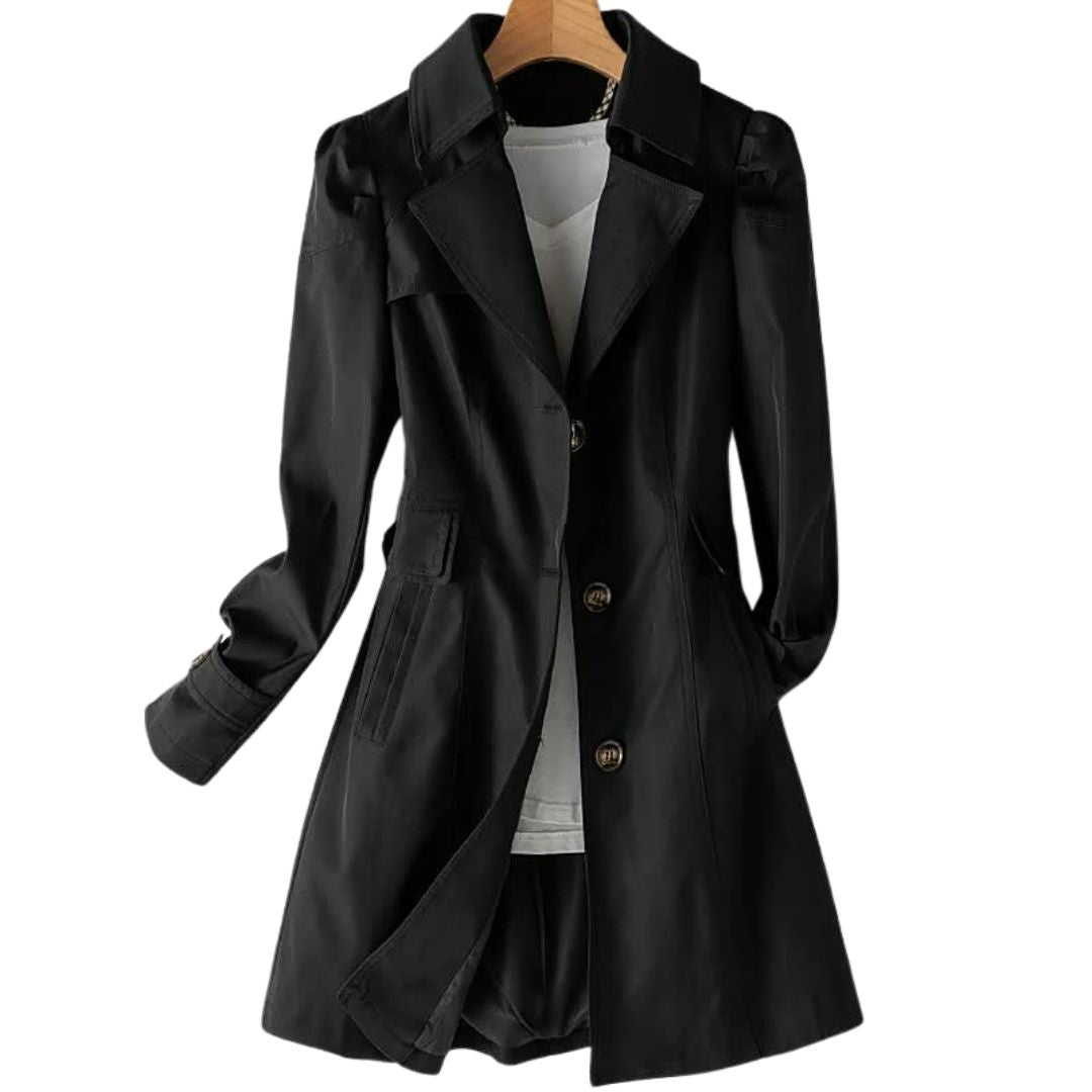 Merrivale Rain Coat Stay in black
