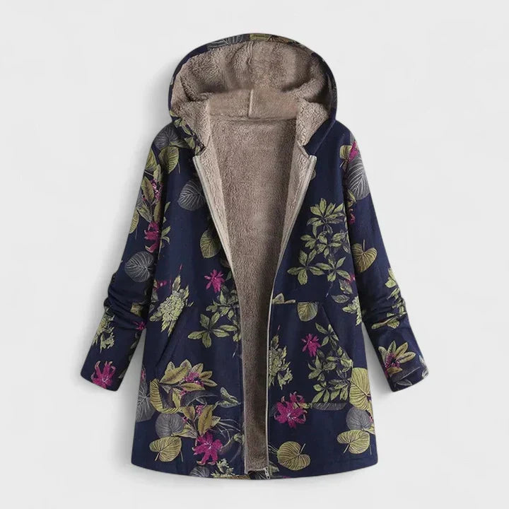Ivelle The Vintage Parka in navy garden