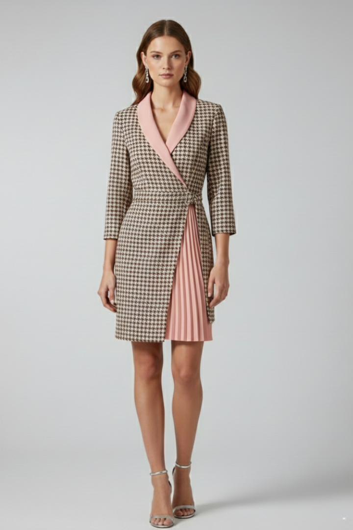 Blazer Dress in light pink