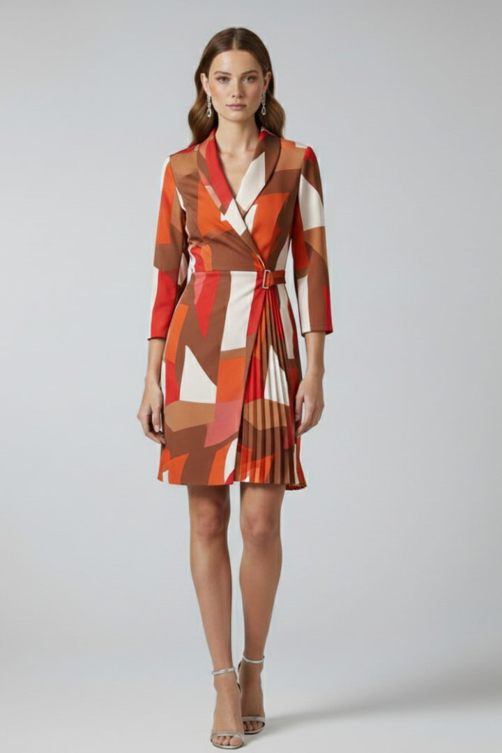 Blazer Dress in brown