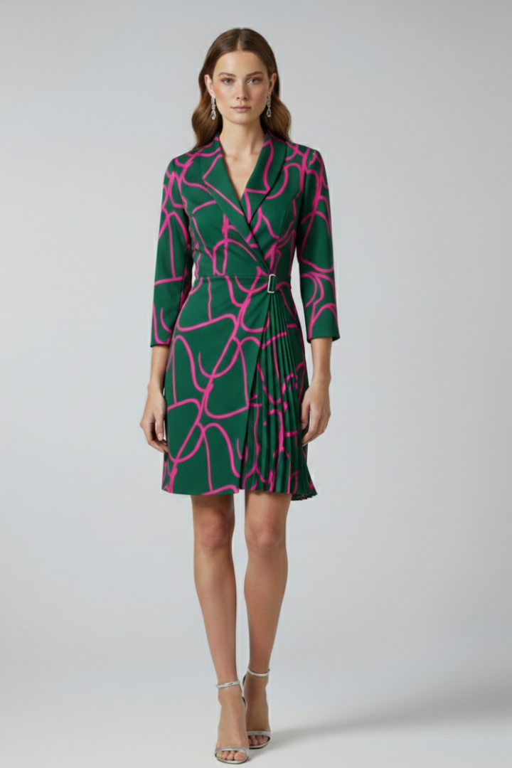 Blazer Dress in green