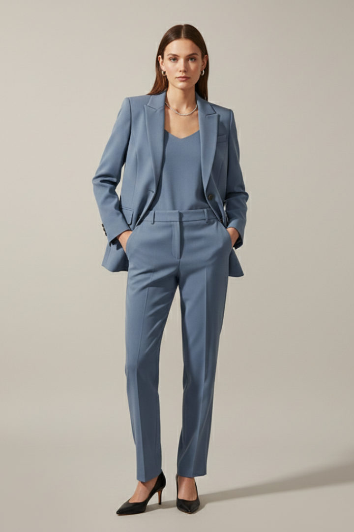 Blazer and Trousers in light blue