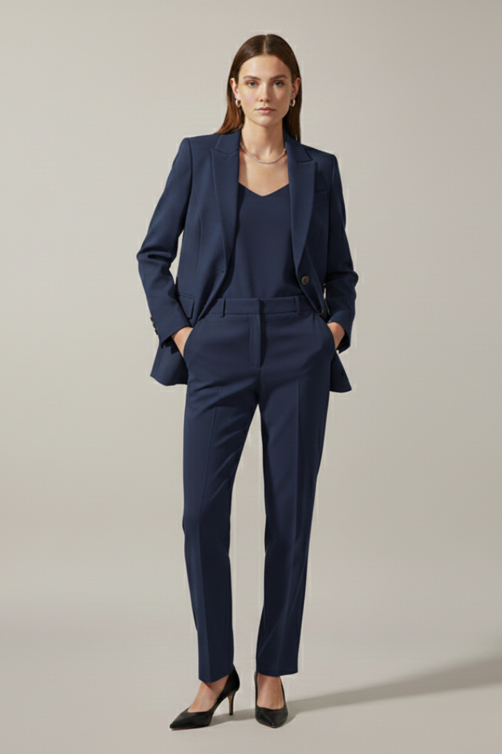 Blazer and Trousers in dark blue
