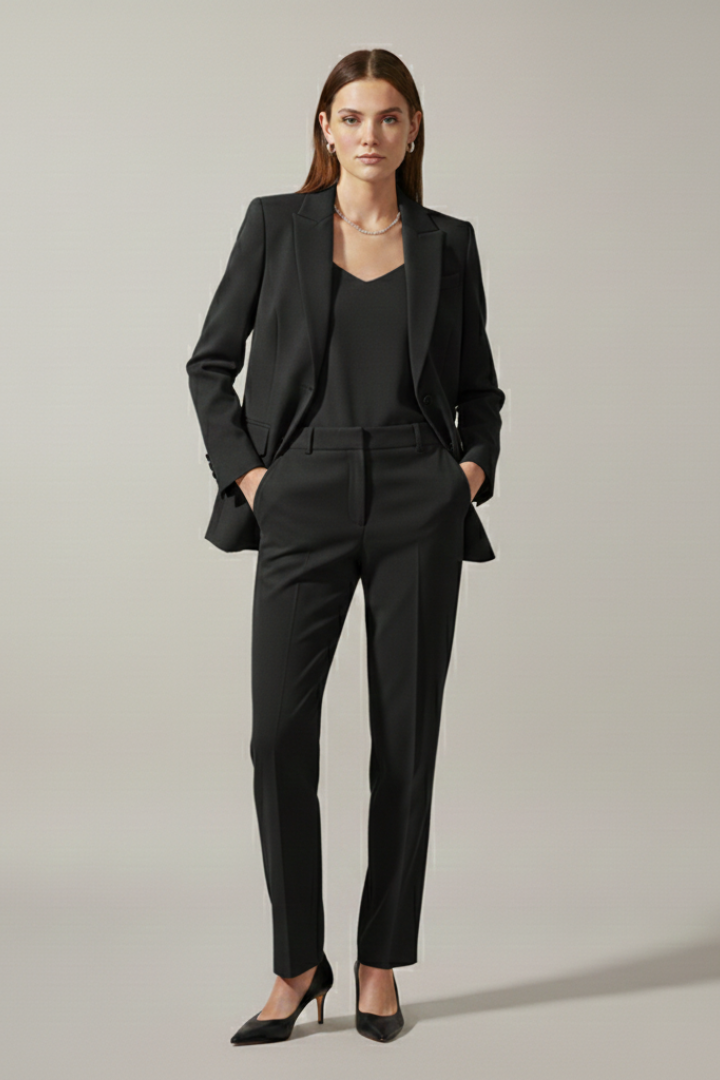 Blazer and Trousers in black