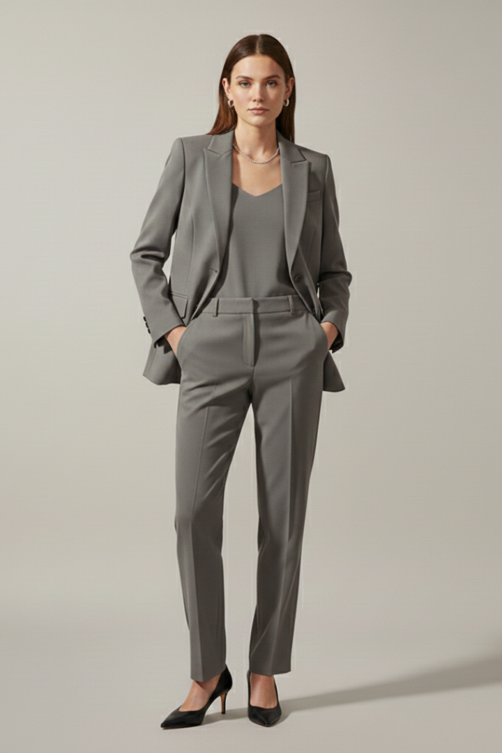 Blazer and Trousers in grey