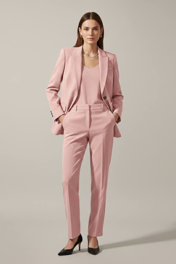 Blazer and Trousers in pink