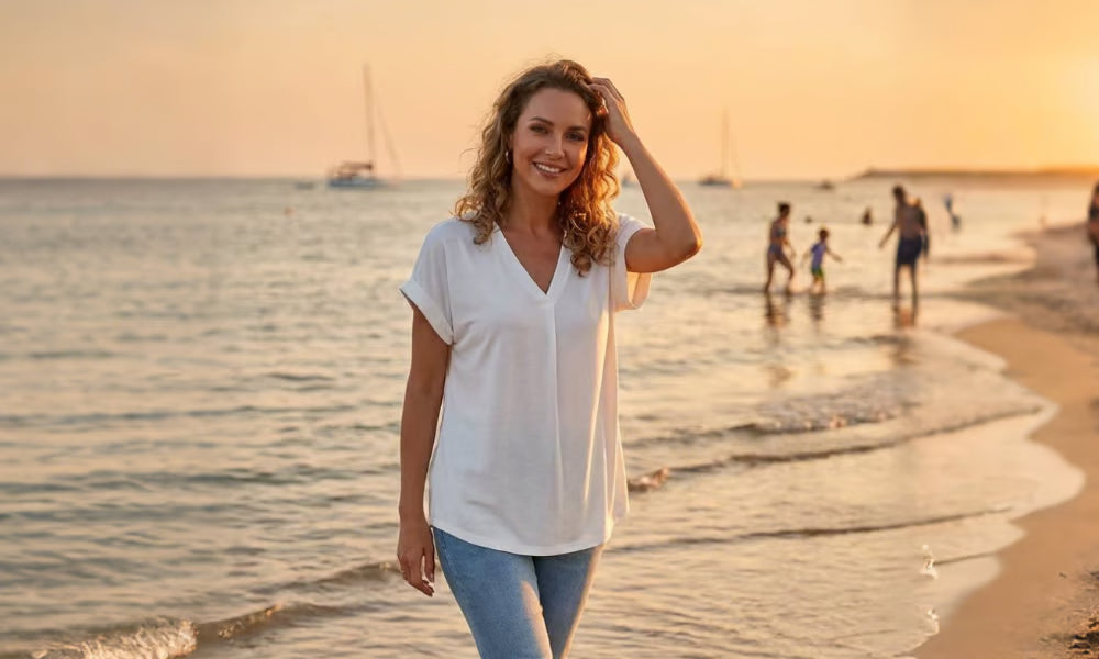 Diona Structured Confidence V-neck