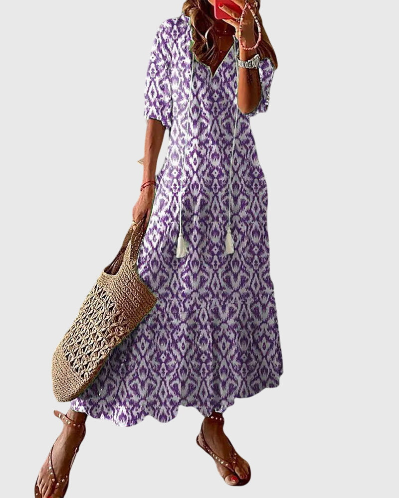 Iolanthe Maxi Dress in purple