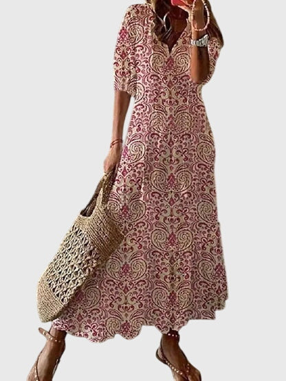 Iolanthe Maxi Dress in red