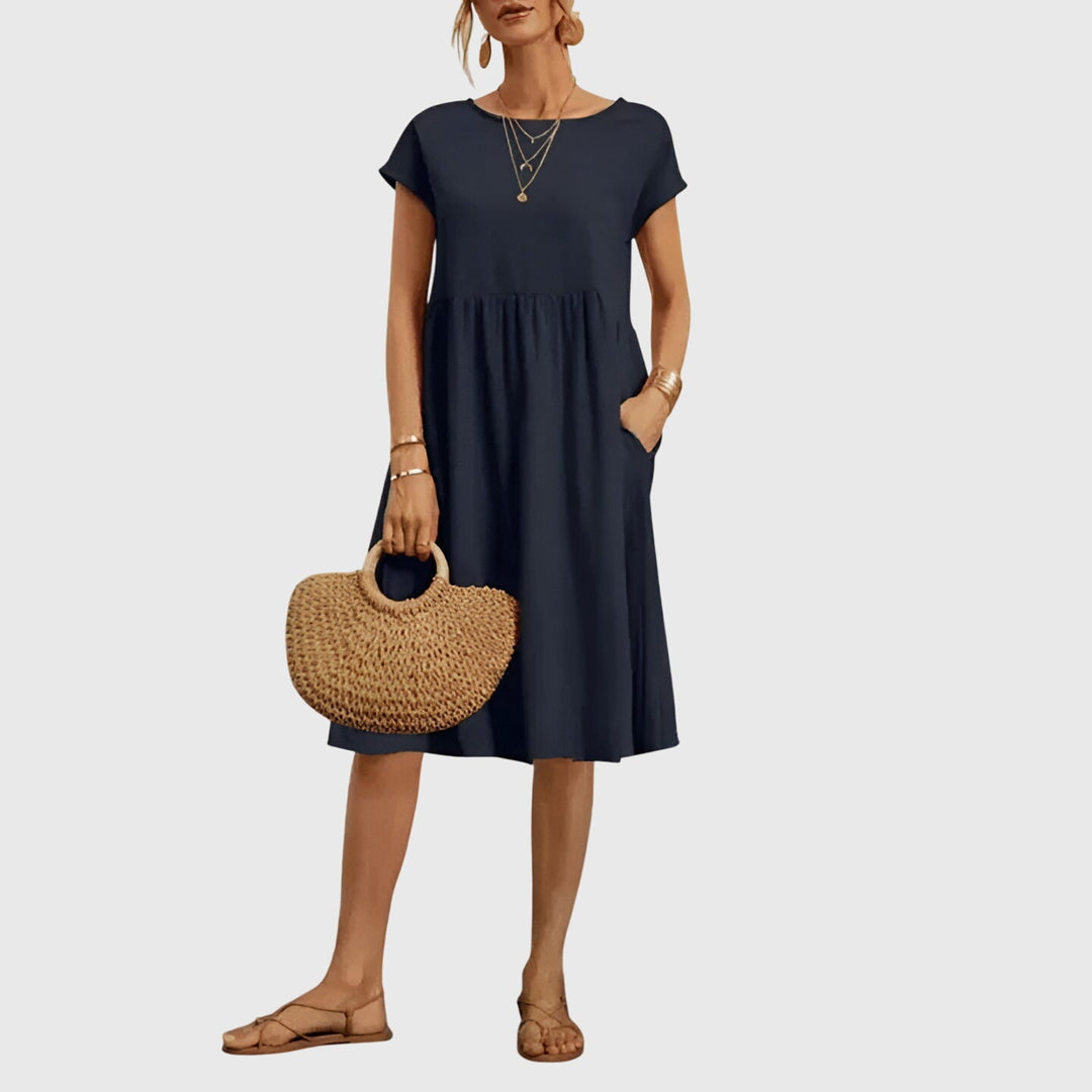 Mirabel Spring Dress in blue