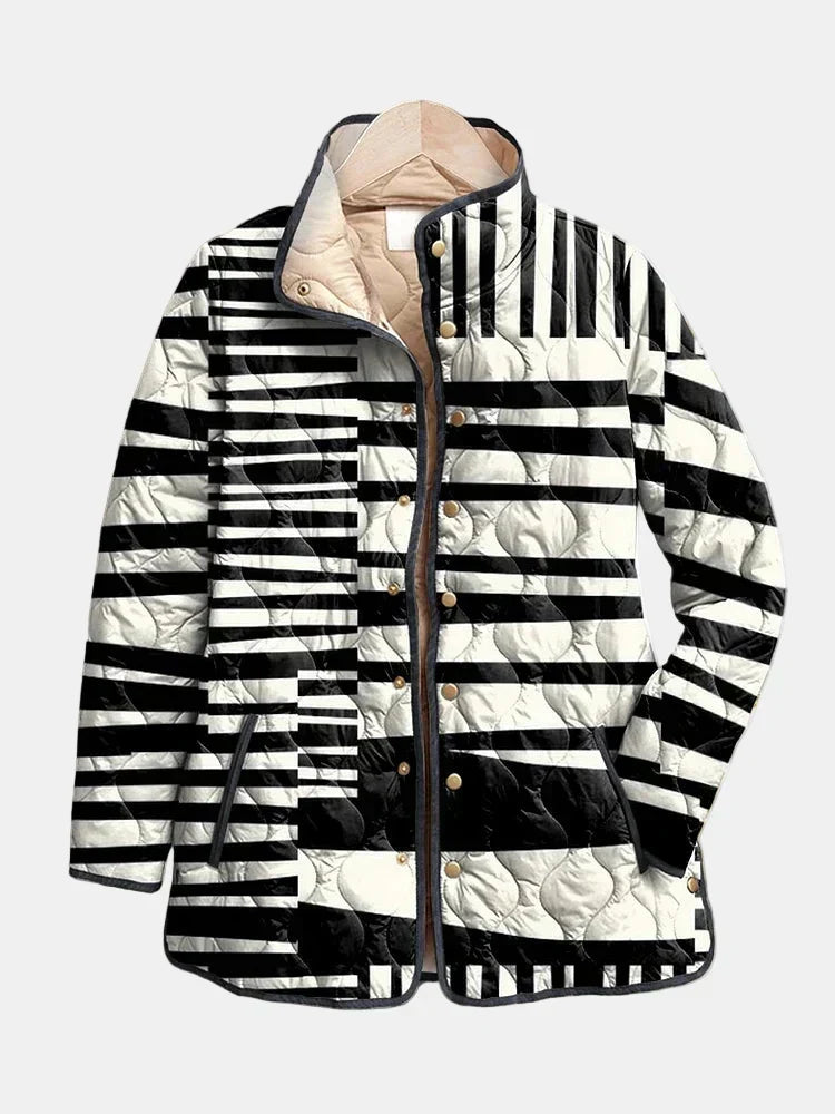 Miren Black and White Abstract in multicolour