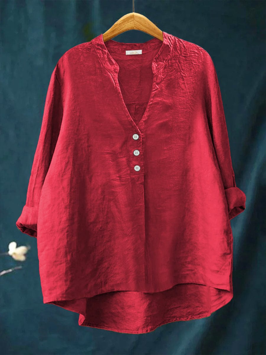 Francesca Blouse in red