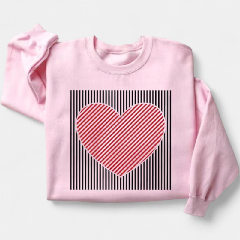 Maggie Cute Retro Heart Valentine&