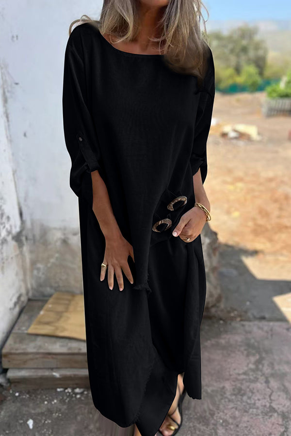 Ravena Flowing Set in black
