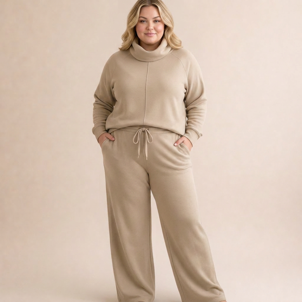 Camille Tracksuit Set in khaki