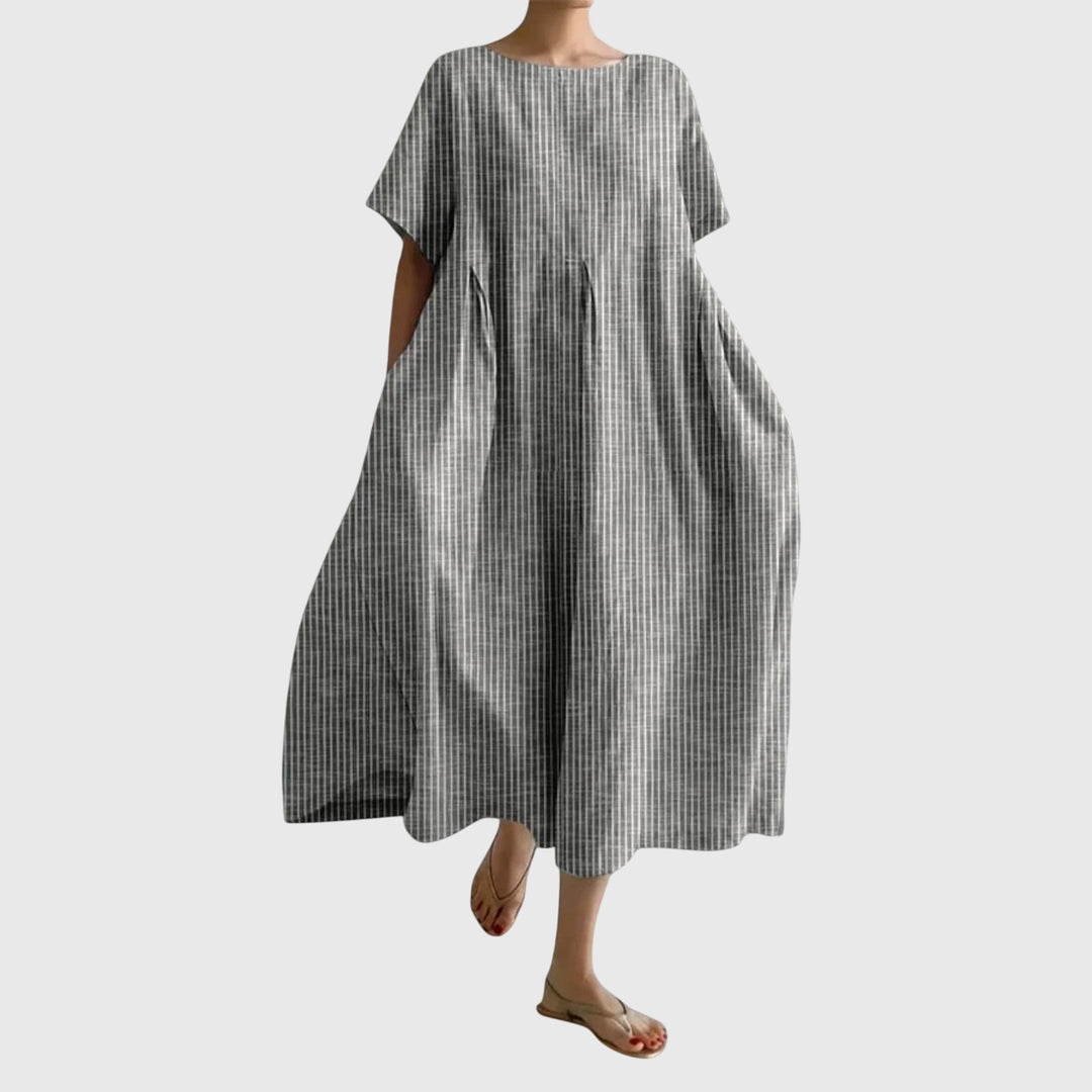Isabell Long Dress in gray