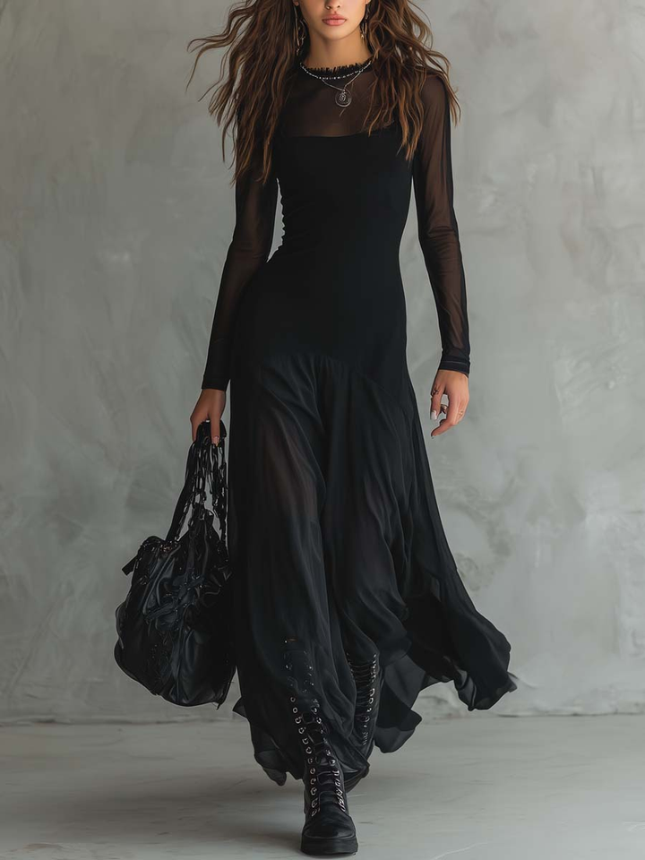 Dorothee Maxi Dress in black