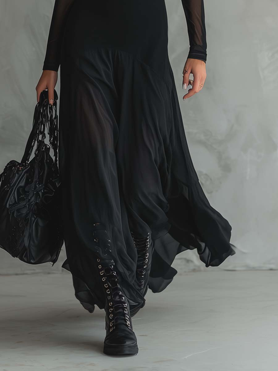 Dorothee Maxi Dress in black