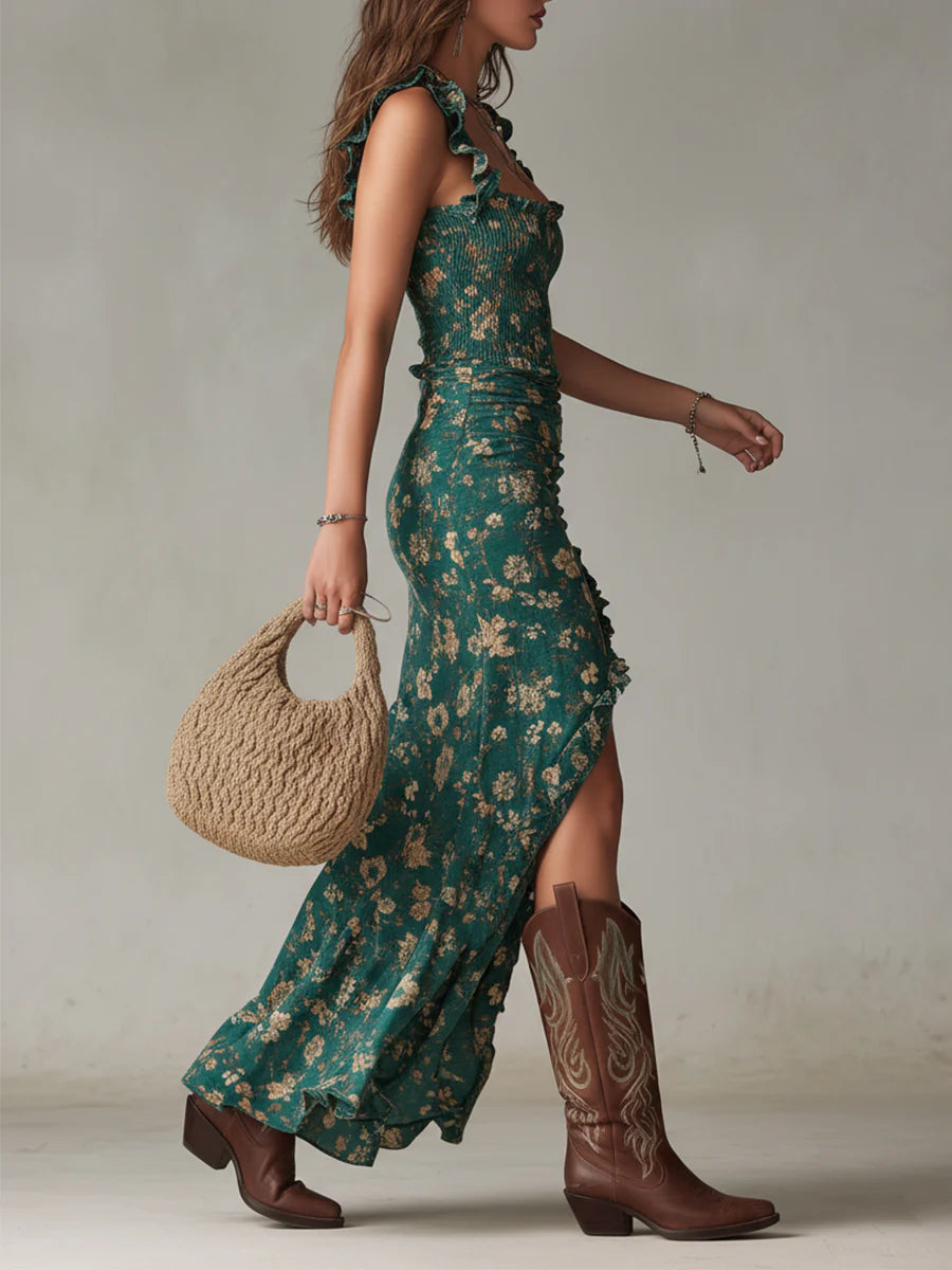 Eliane Maxi Dress in green