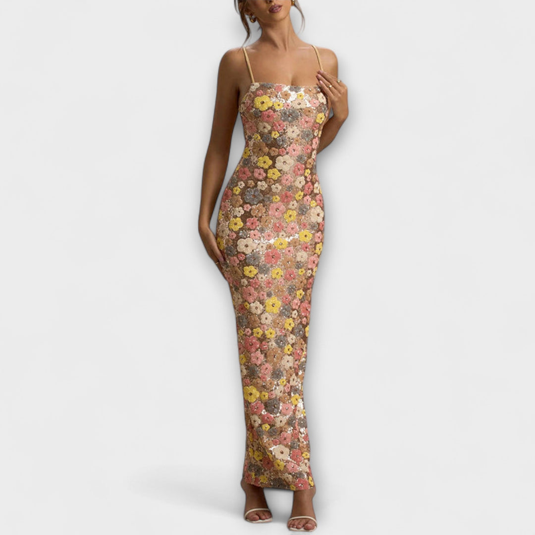 Elaira Sequin Maxi Dress